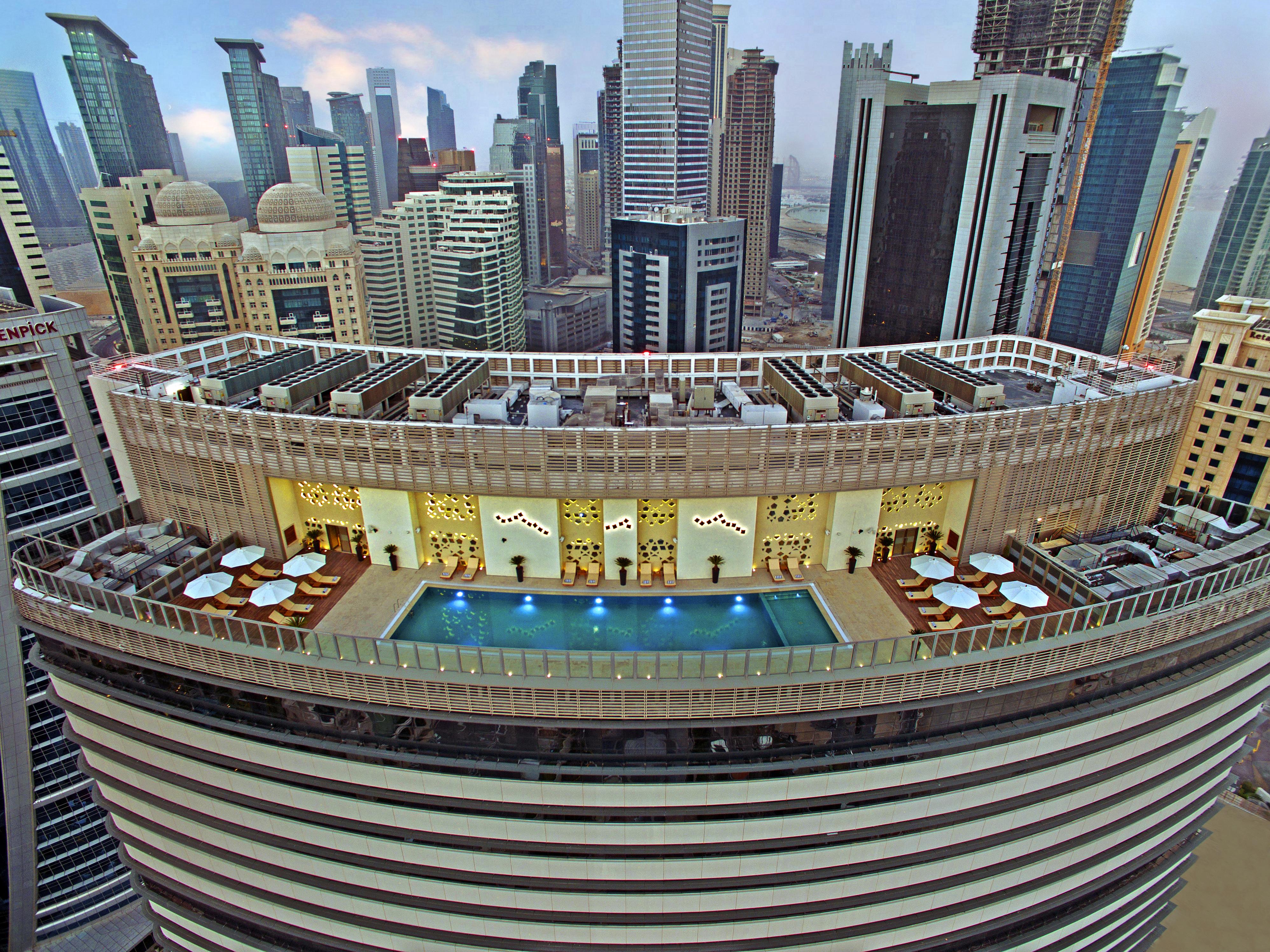 The Curve Hotel Doha Exterior photo